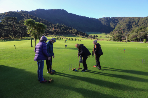 You can also play croquet at the Nopera Golf Course